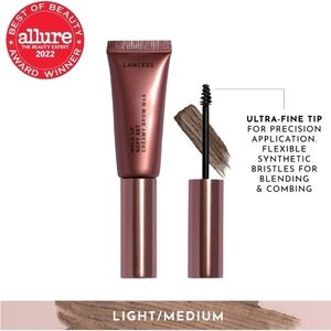 *NIB* LAWLESS Hold Up Soft Set Creamy Brow Wax - Light/Medium Brown